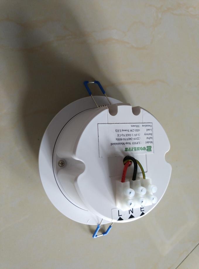 6pcs 5730 Led 3W Ceiling Recessed Rechargeable Emergency Light IP 20