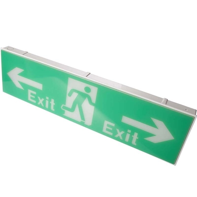 220V LED Battery Power Emergency Exit Sign With 3 Years Warranty