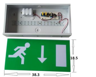 Running Man Rechargeable LED Exit Signs Wall Surface Mounted , CE Certification