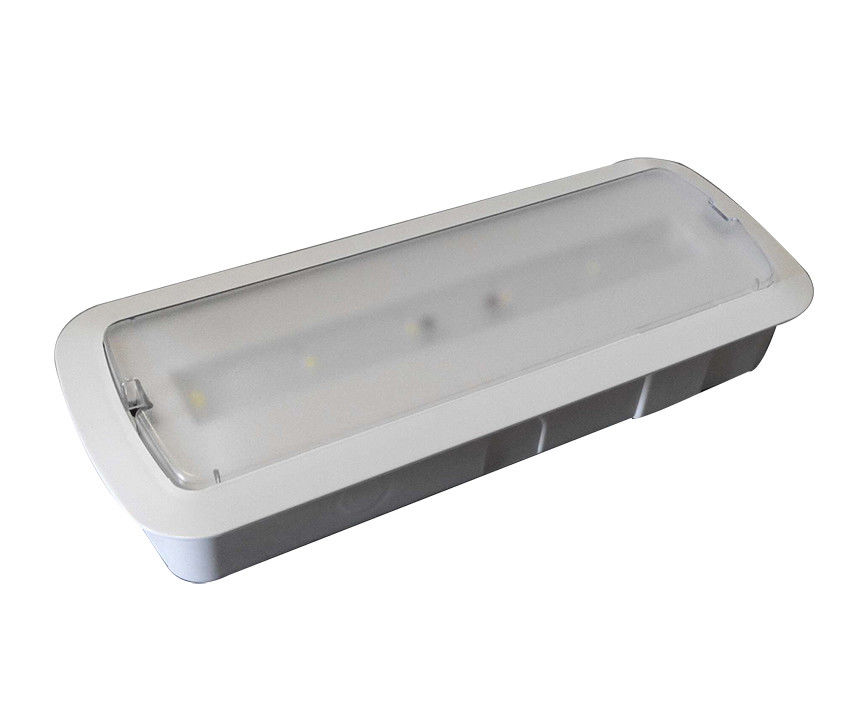 Wall Recessed Battery Powered Rechargeable Emergency Light 220V - 240V 50Hz / 60Hz