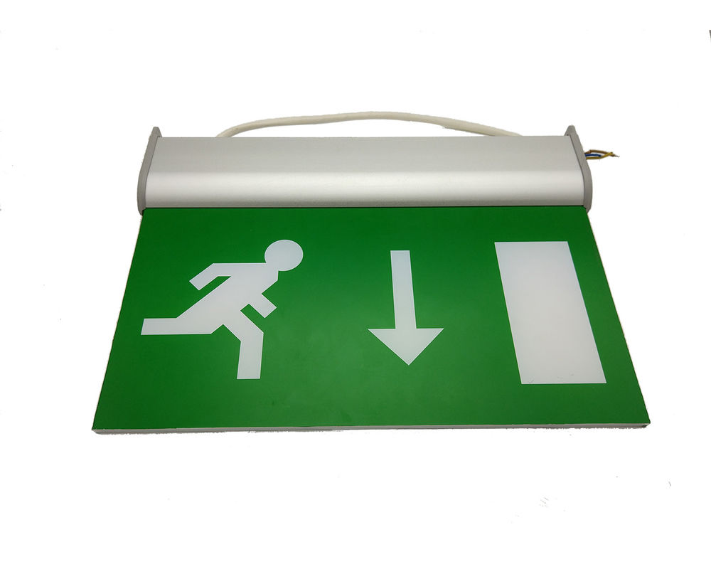 Rechargeable Battery Operated Double Sided Exit Signs LED Emergency Light