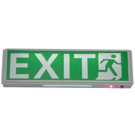 Wall Surface Mounted Indoor Led Emergency Exit Sign Ni-Cad Battery Operation