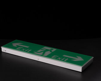 Plastic Casing Led Exit Signs Ni - Cd Battery Operated Emergency Exit Sign