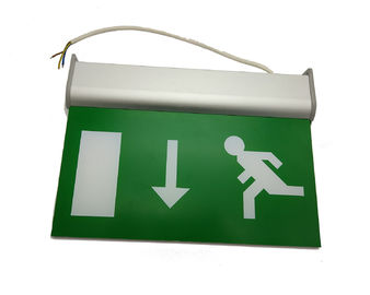 IP20 CE Approval Running Man Emergency Exit Signs 3 Hours Battery Operated