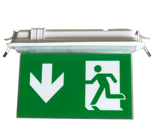 Energy Saving LED Rechargeable Emergency Exit Sign Ni-Cd Battery