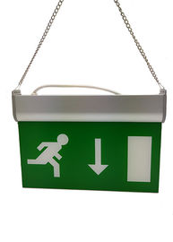 Aluminous Rechargeable Acrylic Plate Double Sided Exit Signs For Emergency