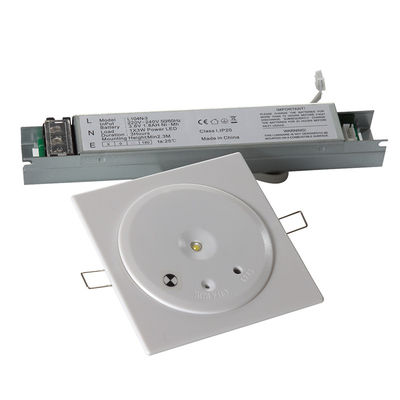 Steel Casing Rechargeable IP20 Led Emergency Downlight