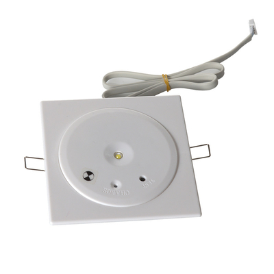 IP20 Test Button LED Emergency Ceiling Recessed Downlight Battery Rechargeable 3W