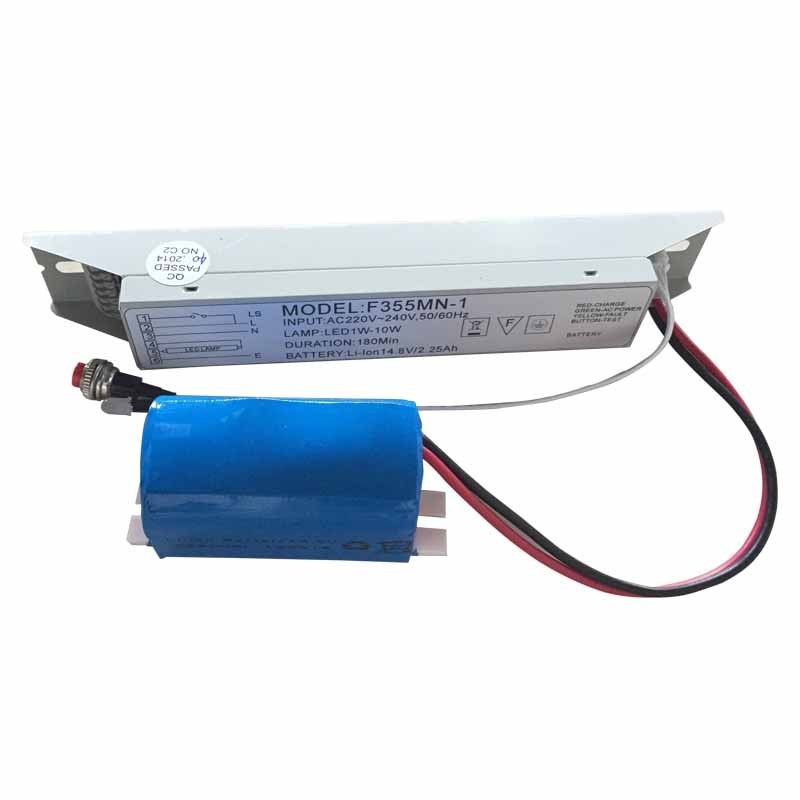 LED Emergency Light Power Supply Li-Ion Battery 14.8V 2.25Ah 3 Hours F355M