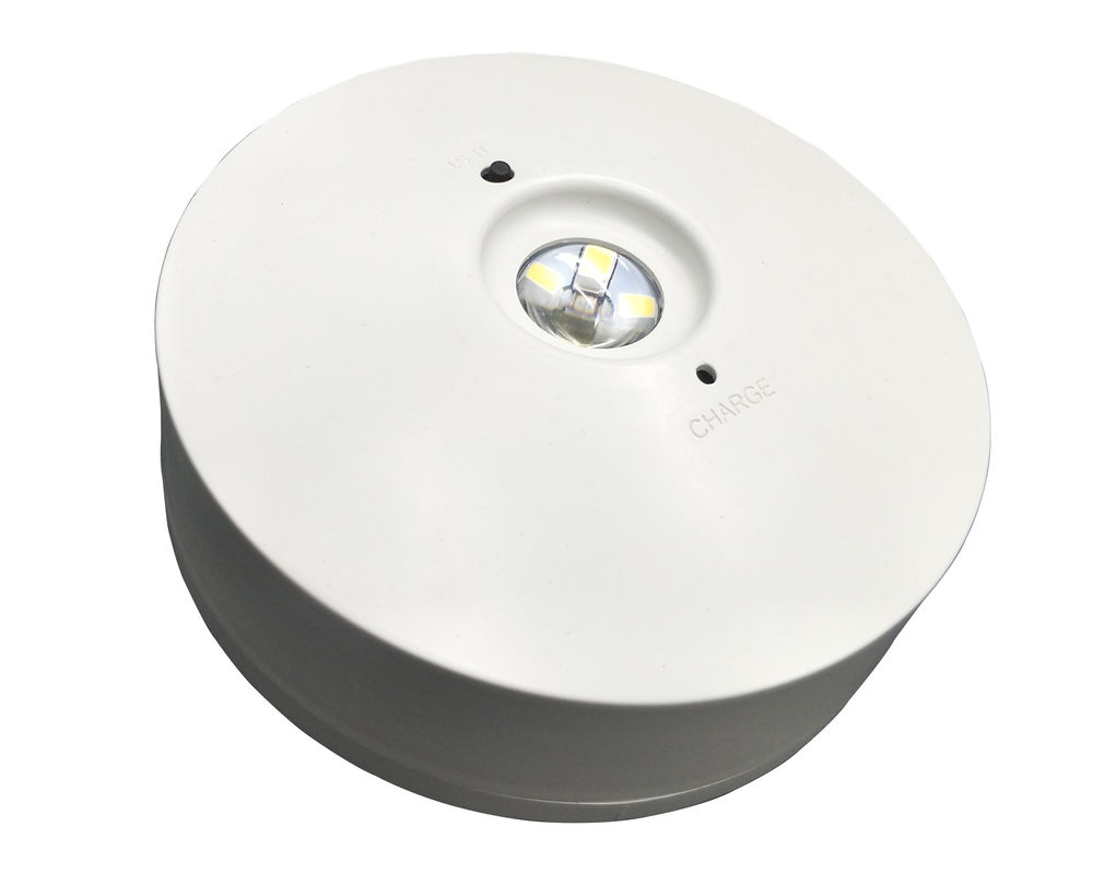 IP20 SMD LED Round Rechargeable Emergency Light with Battery Backup 3 Hours Operation L114N