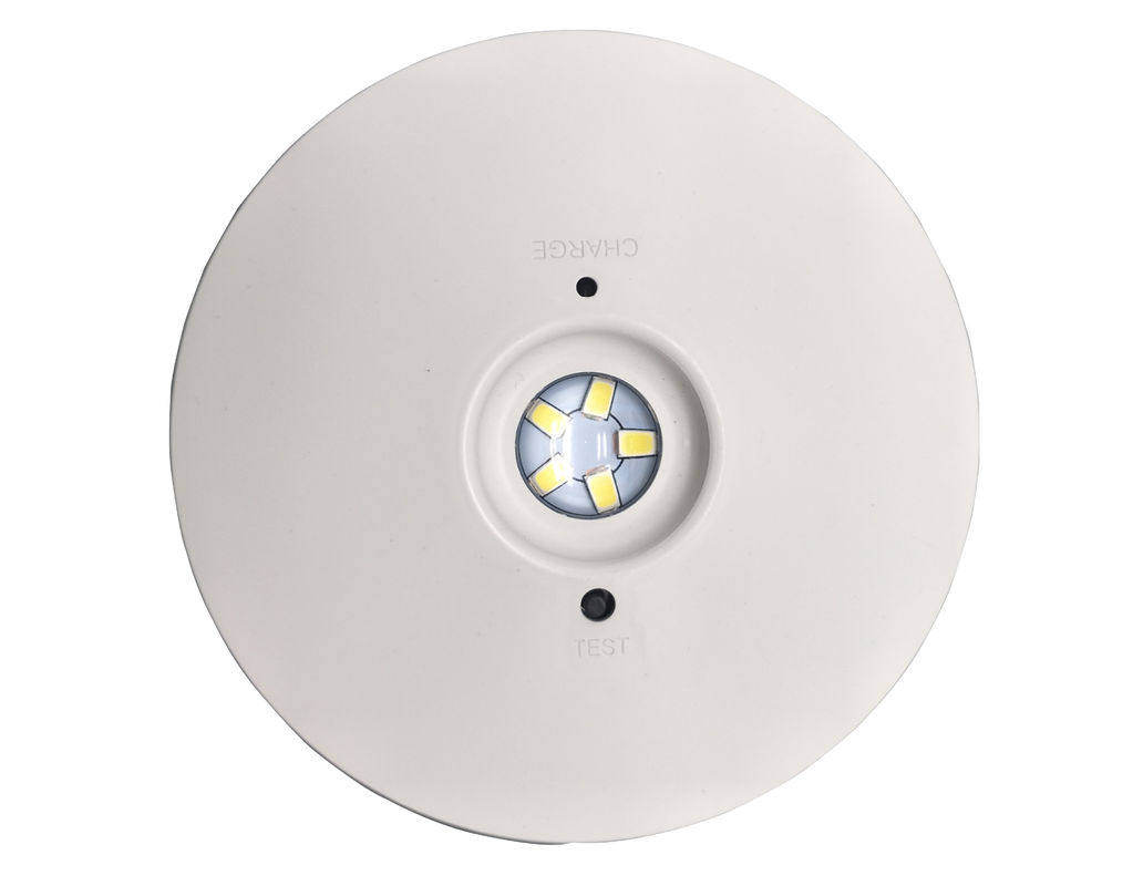 IP20 SMD LED Round Rechargeable Emergency Light with Battery Backup 3 Hours Operation L114N