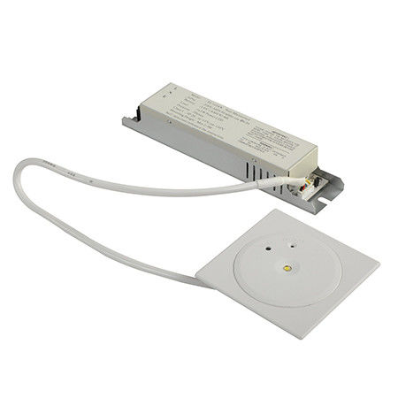 110V 220V IP20 Indoor Ceiling Mounted Recessed Emergency Light 3W SMD White LED