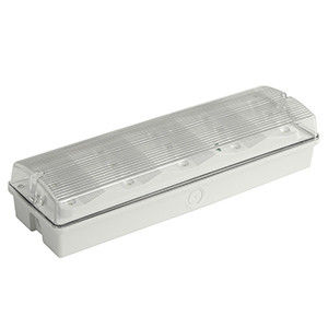 110V 220V SMD 2835 White LED Surface Mounted Waterproof Emergency Light PC Diffuser IP65 EL015EM