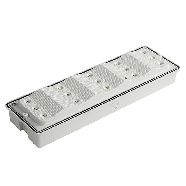 Surface Mounted LED Weatherproof Emergency Bulkhead Light IP65 Nickel Cadmium Battery 3.6V 0.6Ah EL015AMN