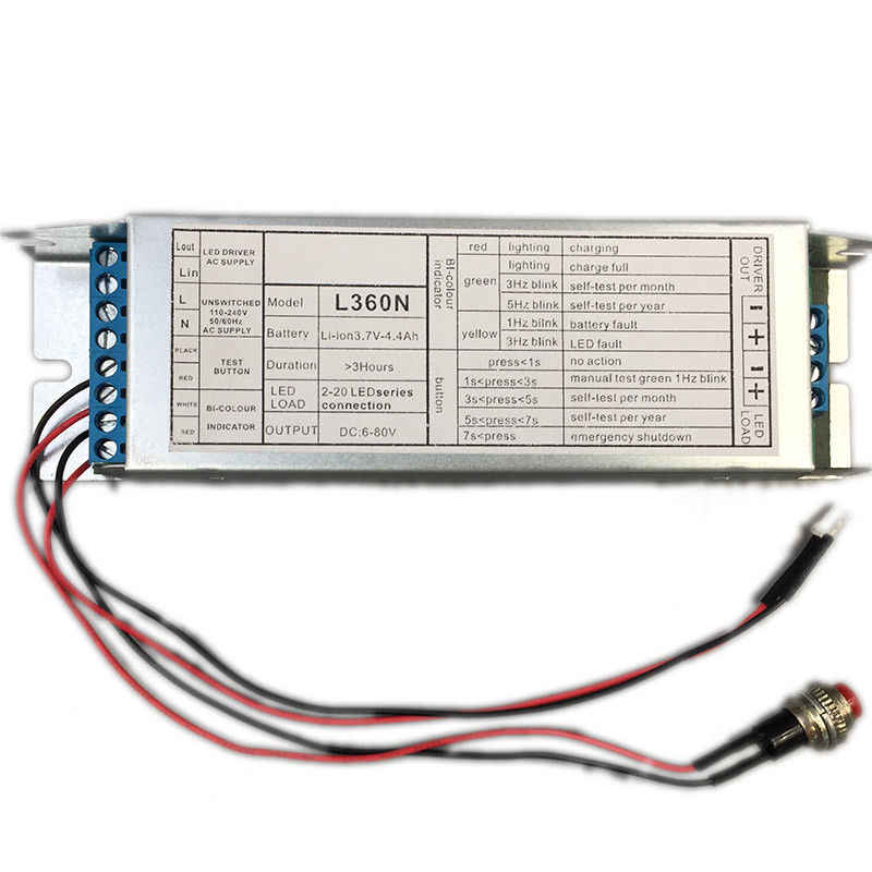 110V 220V 3-4 Watt Output CE LED Emergency Conversion Kit Self Test Function L360