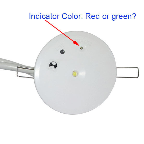 Ceiling Embedded 3 Watt SMD LED Rechargeable Emergency Light For Shopping Mall