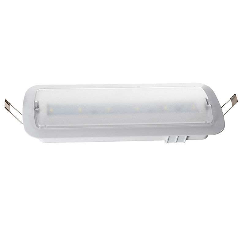 300lm Commercial LED Ceiling Emergency Light Recessed with Battery Backup IP20 220V 10pcs SMD 5730