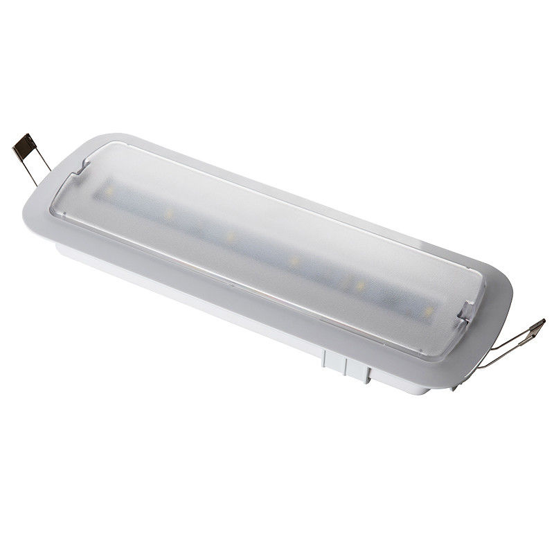 300lm Commercial LED Ceiling Emergency Light Recessed with Battery Backup IP20 220V 10pcs SMD 5730
