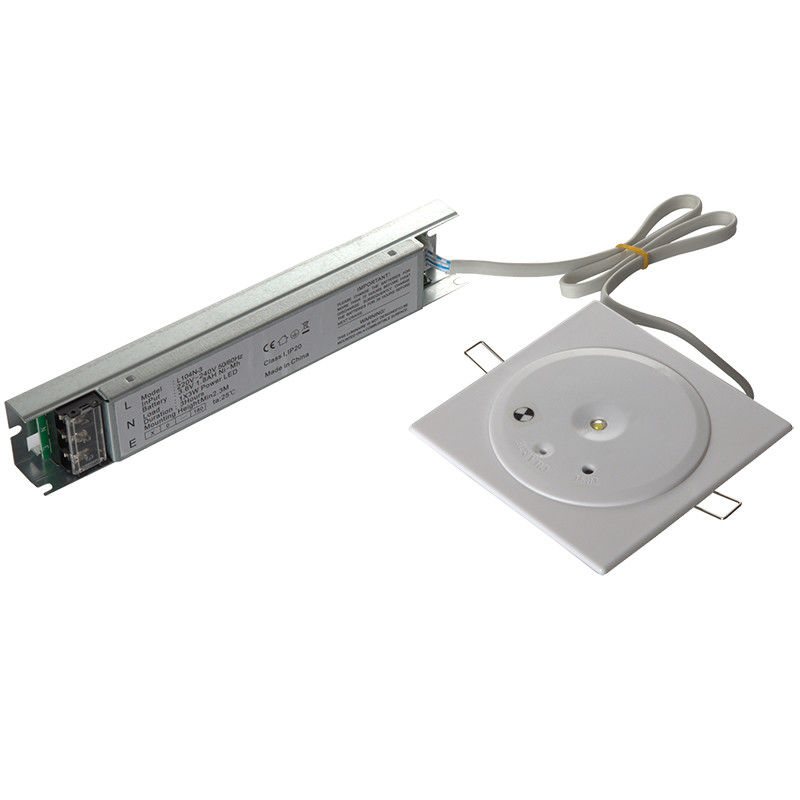 IP20 Ceiling LED Emergency Downlight 1W SMD Ni-Cd Battery 3 Hours EL104N-1
