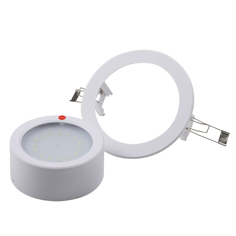 LED Ceiling Recessed 3W Emergency Light ABS Casing 60Hz 5pcs SMD Ni-Cd Battery L128N