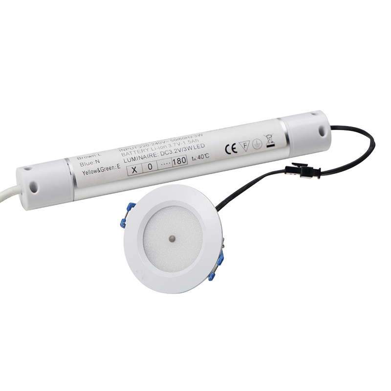 Ceiling Recessed Battery LED Emergency Downlight IP20