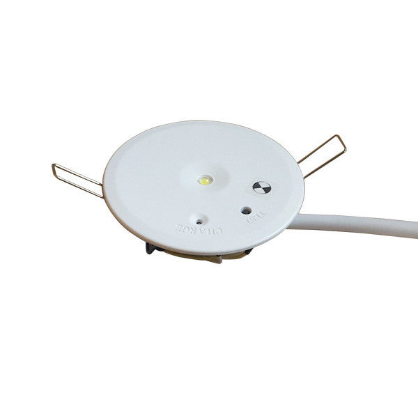 Ceiling Recessed LED Emergency Downlight For Industrial , Ni - MH Battery Powered