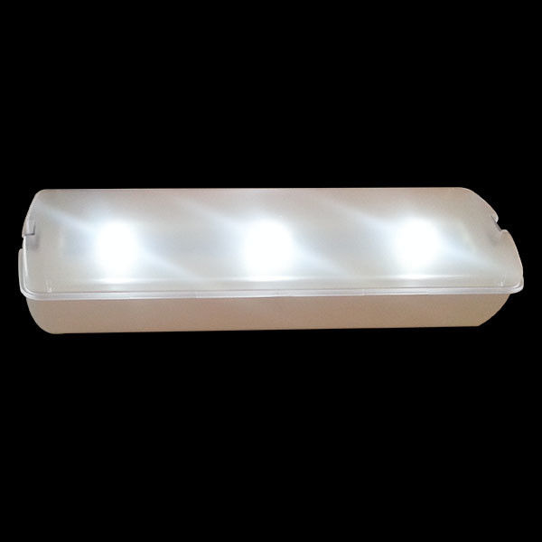 AC Power LED Rechargeable Wall Recessed Emergency Light with Battery Backup Fire Retardant ABS Casing L116M-C