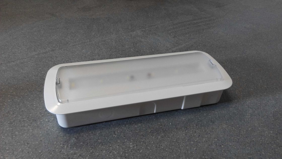 Battery Operated SMD LED Wall Recessed Emergency Light with Battery Backup Industrial Fire Resistance ABS L116M-C