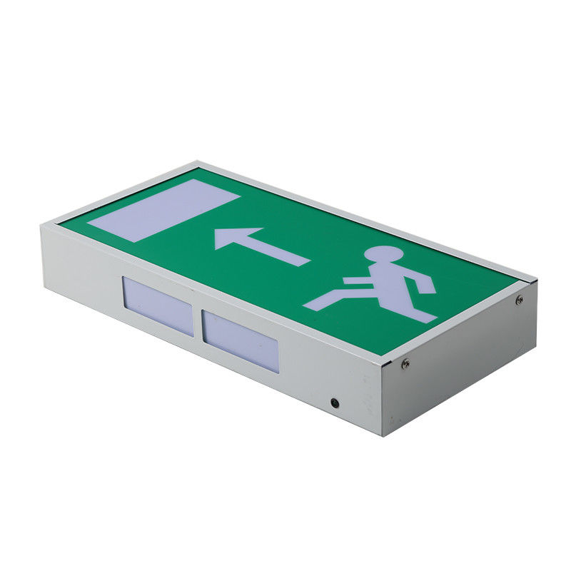Rechargeable Running Man LED Exit Sign with 3 Hours Emergency Time and Wall Surface Mounted