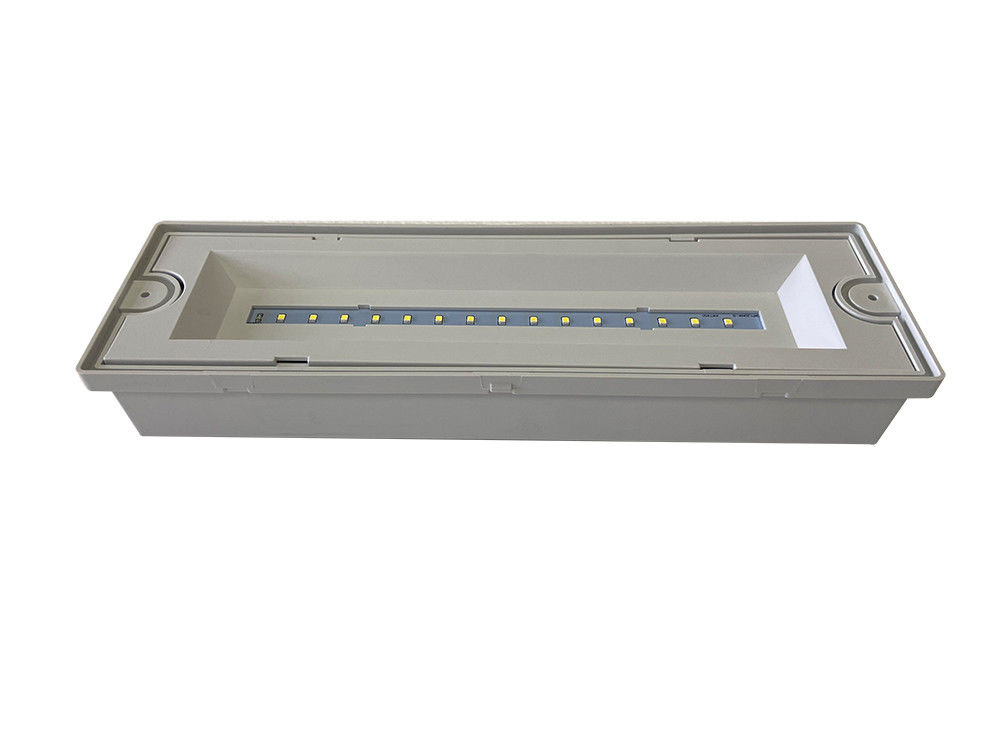 7.5W Wet Location Waterproof LED Emergency Light IP65 Outdoor ABS PC Diffuser L130MN