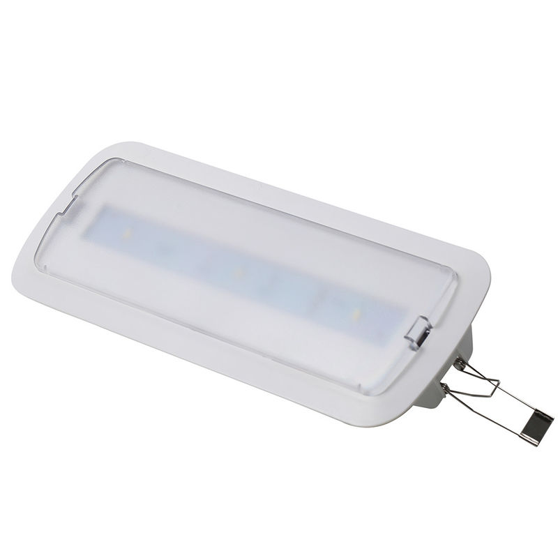 3pcs SMD 5730 LED Recessed Emergency Light with Ni-Cd Battery 3.6V 0.6Ah for More Than 3 Hours Duration