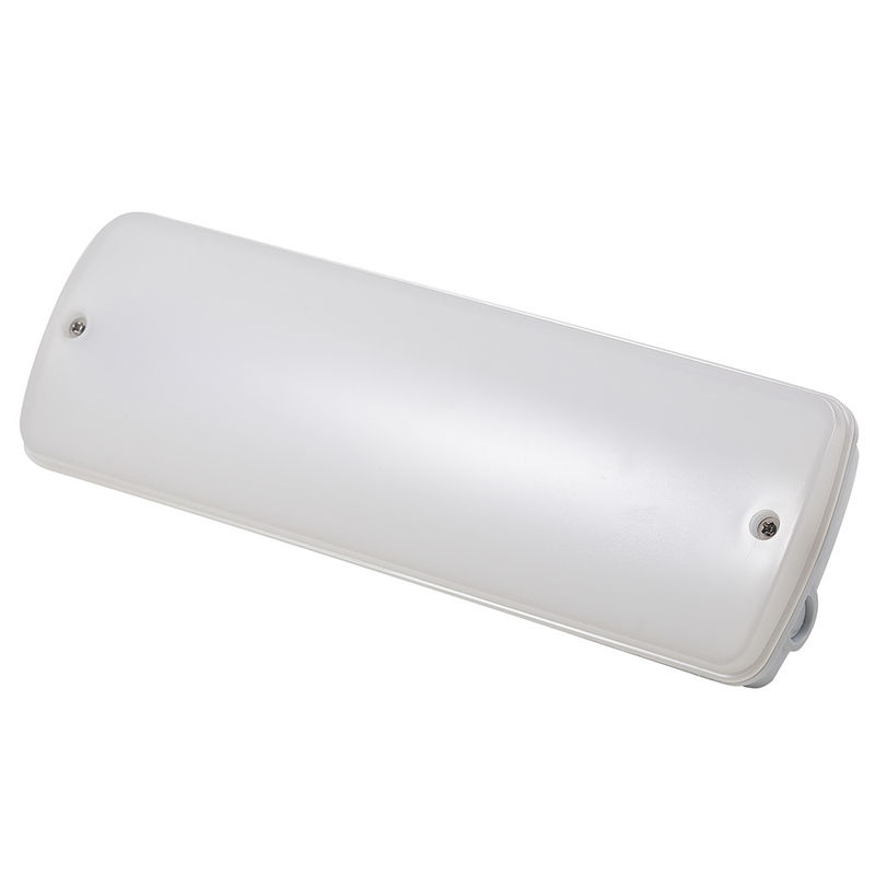 Commercial Rechargeable Waterproof Emergency Light IP65 Wet Location Outdoor Milky Cover 220V L121MN