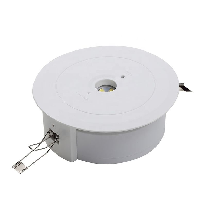 3 Years Warranty LED Recessed Ceiling Emergency Light with Battery Backup ABS Casing IP20 L114MN-B