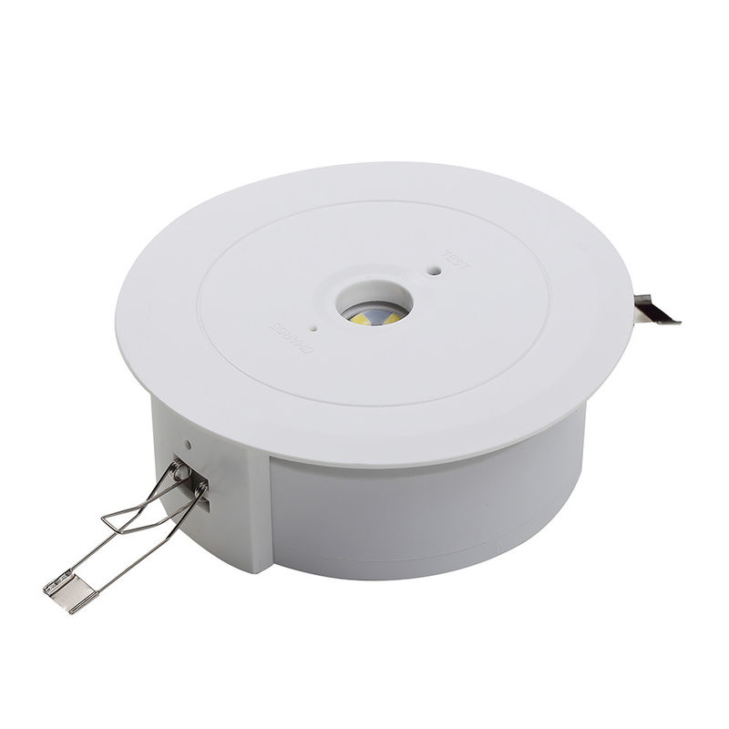 High CRI LED Recessed Ceiling Emergency Light with Battery Backup 120 Degree Beam Angle IP20 L114MN-B