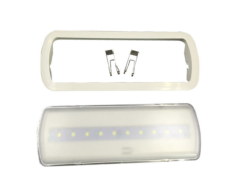 3 Hours Autonomy Li-Ion Battery Operated Fire Resistance ABS Ceiling Emergency Light with Recessed Installation