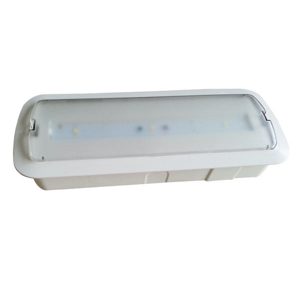 Industrial Wall Recessed LED Emergency Light with Battery Backup Fire Retardant ABS Casing L116M-C