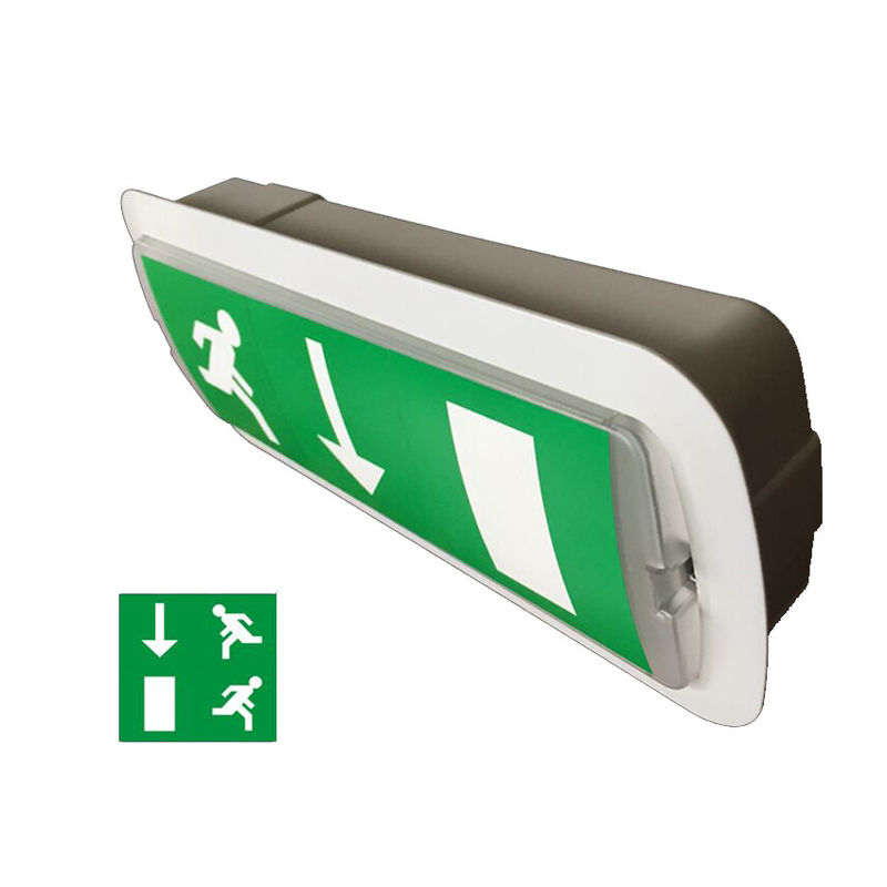 220V 240V Wall Recessed Battery Powered Rechargeable Emergency Light with Battery Backup 50Hz 60Hz