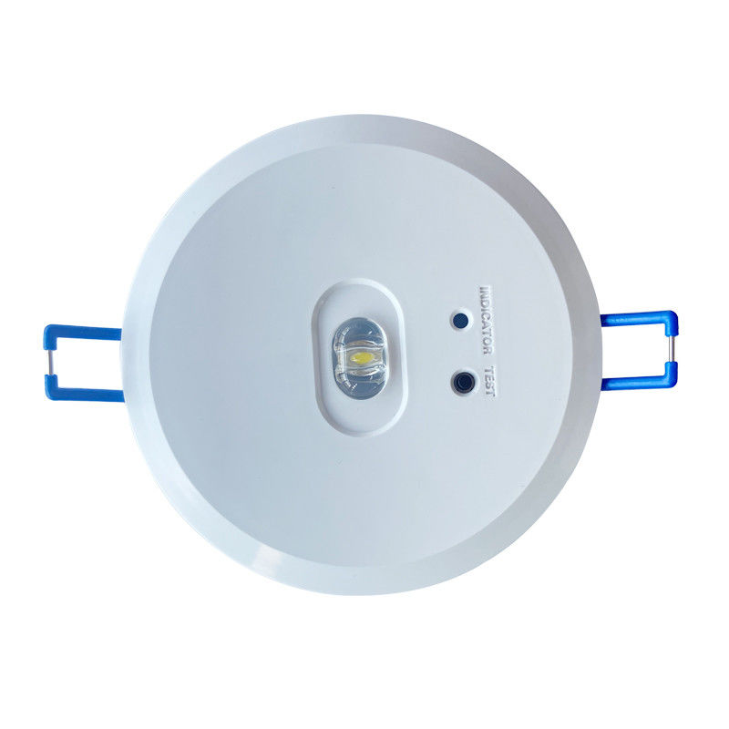 Non Maintained Commercial Recessed Ceiling Emergency Light with Battery Backup COB LED Li-Ion Steel Casing L118N