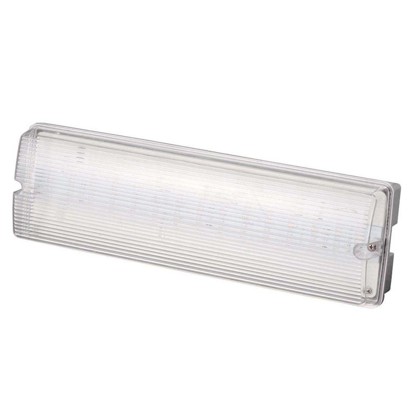 LED Waterproof Emergency Light 5W IP65 Ni Cd Battery Backup 10pcs 5730 SMD Cold White Luminaire