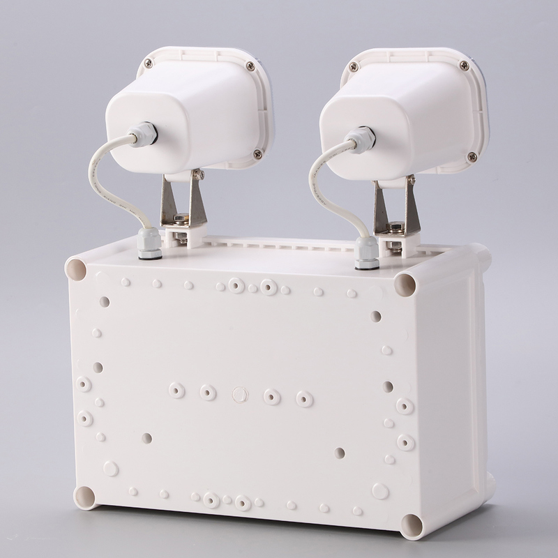 High Lumen 2x6W LED Twin Spot Emergency Light 3 Years Warranty 50000 Hours Lifespan