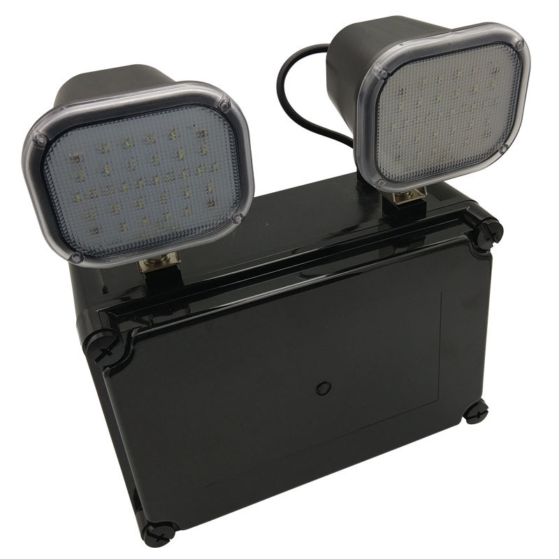 220V Input Twin Spot Emergency Light with 3-Year Warranty and 50000 Hours Lifespan