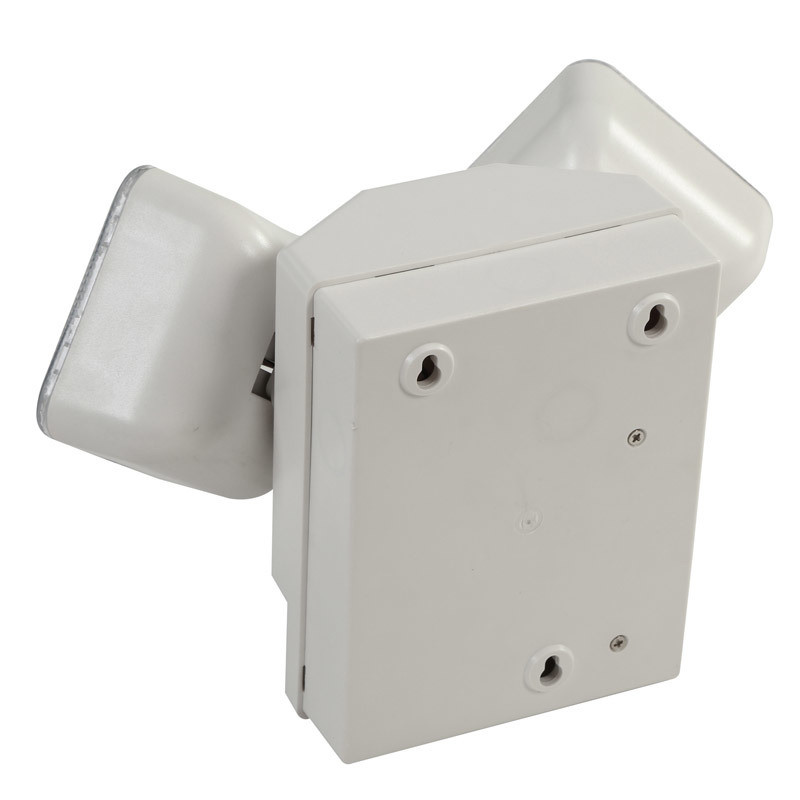6W Twin Spot LED Emergency Light 6500K 3.6V 3.0Ah Ni-Cd Battery PC Casing IP20