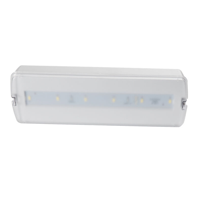 Permanent Plastic Battery Backup Emergency Rechargeable Wall Mounted LED Light 3 Hours Backup Ni Cd IP20