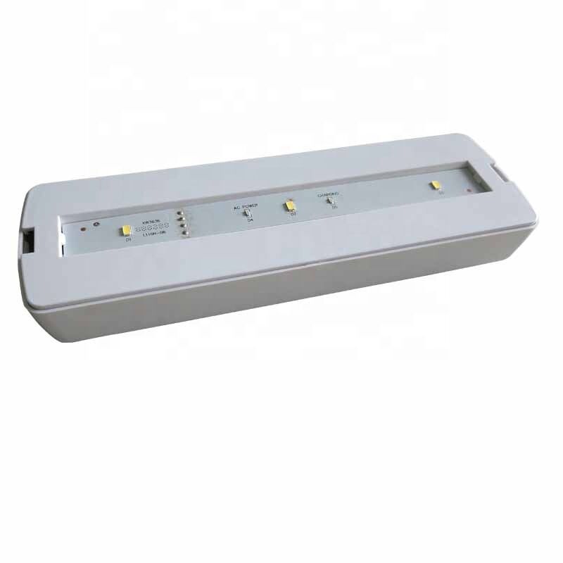 3W Wall Mounted and Ceiling Recessed LED Rechargeable Emergency Light with 3-Year Warranty and 180 Minutes Backup