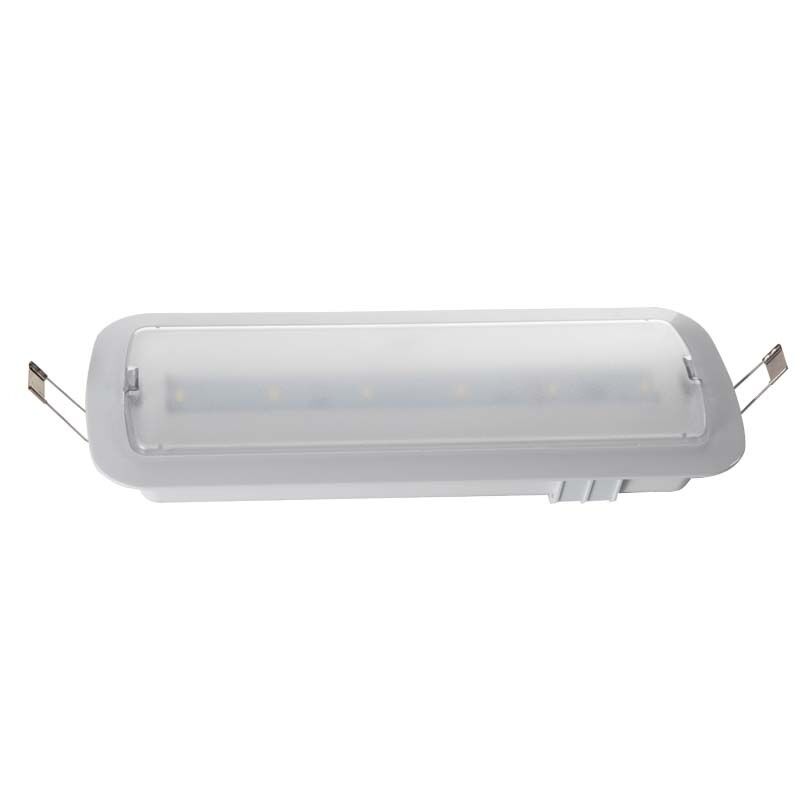 LED Ceiling Recessed Emergency Exit Sign Light Ni-Cd Battery 3 Year Warranty 6500K