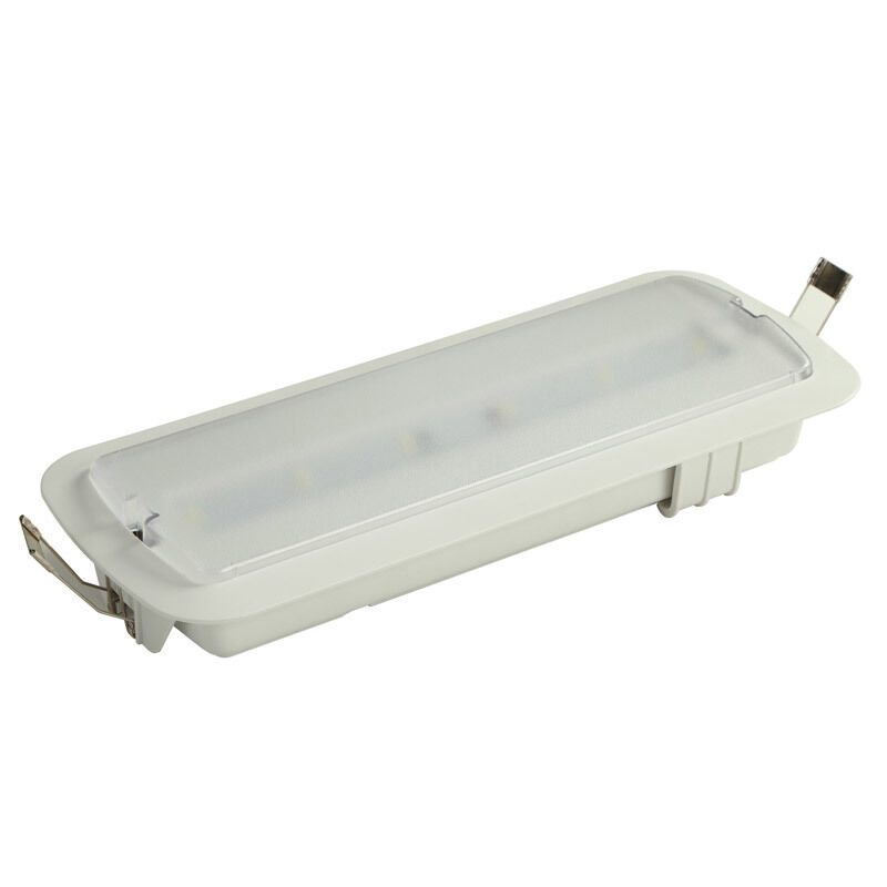 LED Ceiling Recessed Emergency Exit Sign Light Ni-Cd Battery 3 Year Warranty 6500K