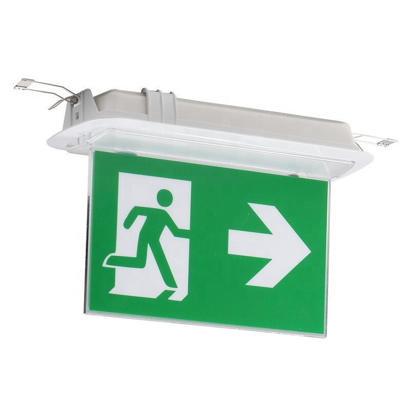 Double Sided Exit Sign Ni-Cd Battery 6 Pcs SMD 5730 LED Emergency Lighting 3 Year Warranty