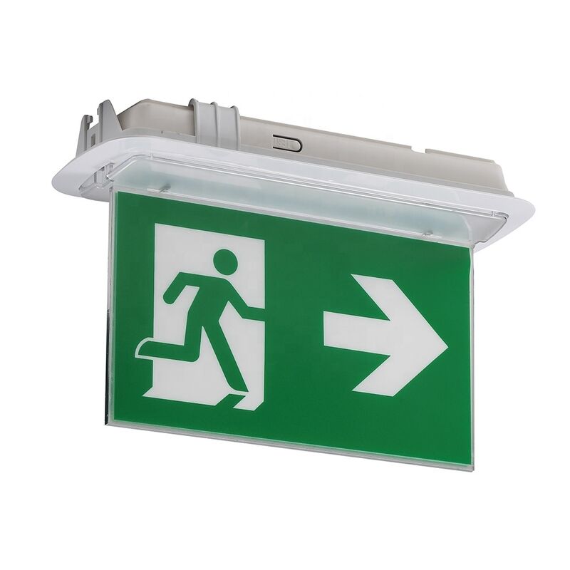 Double Sided Exit Sign Ni-Cd Battery 6 Pcs SMD 5730 LED Emergency Lighting 3 Year Warranty