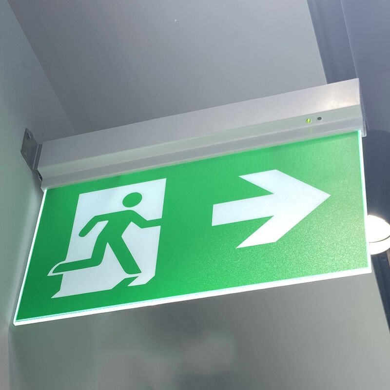 Side Mounting Double Sided Exit Sign Li-Ion Battery 3 Hour Emergency LED Light