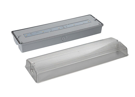 Exterior Outdoor Waterproof Emergency Light 3 Hours Operation ABS Casing Plate Wet Location IP65 L122MN